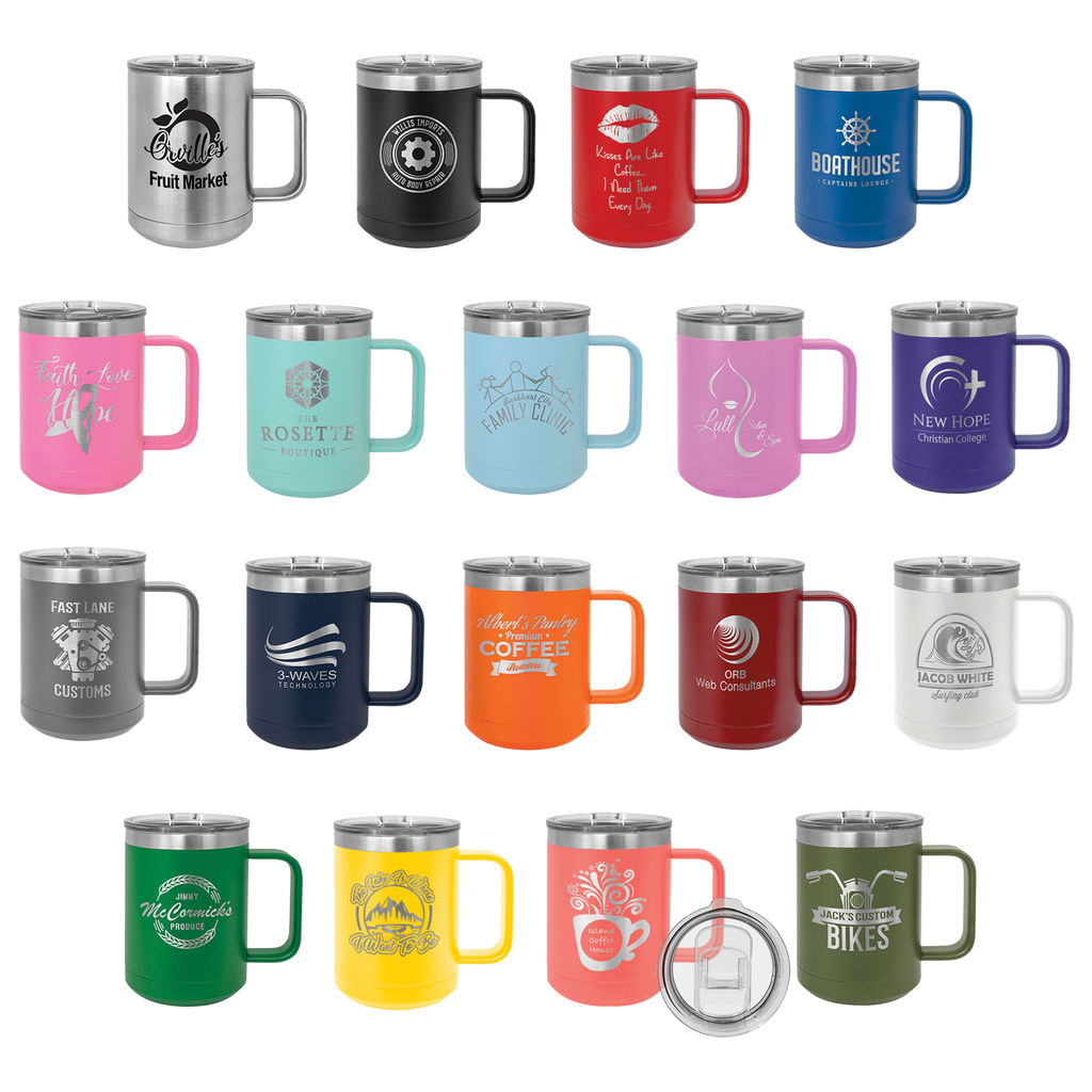 Polar Camel Vacuum Insulated Mug with Slider Lid