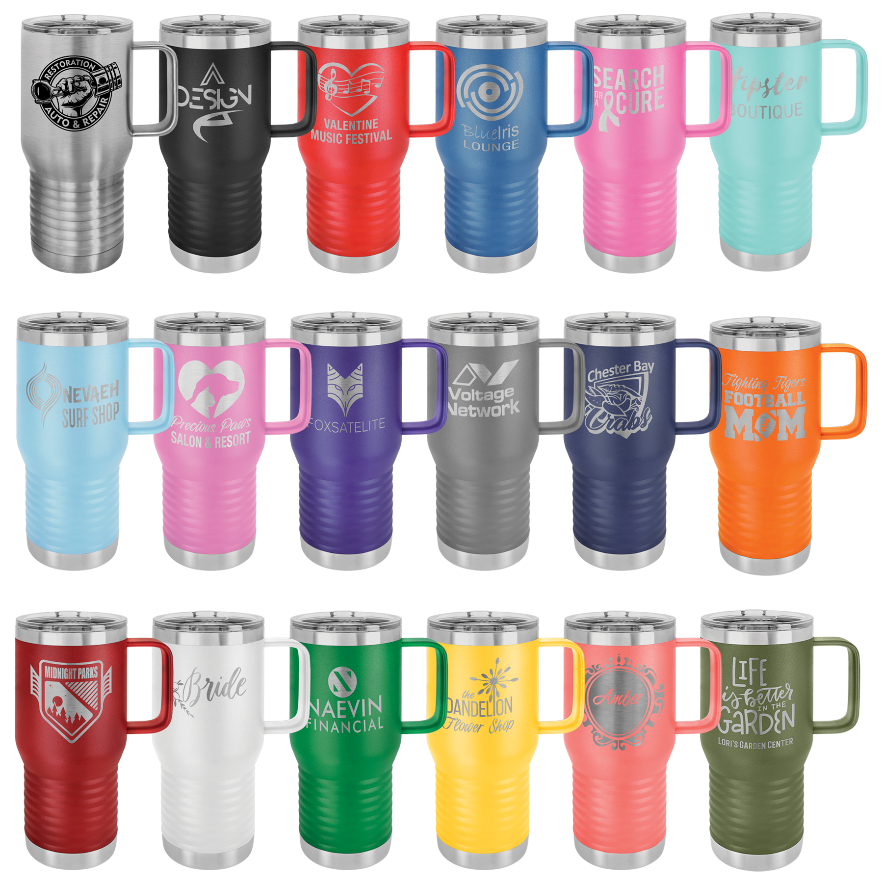 Polar Camel Vacuum Insulated Mug with Slider Lid