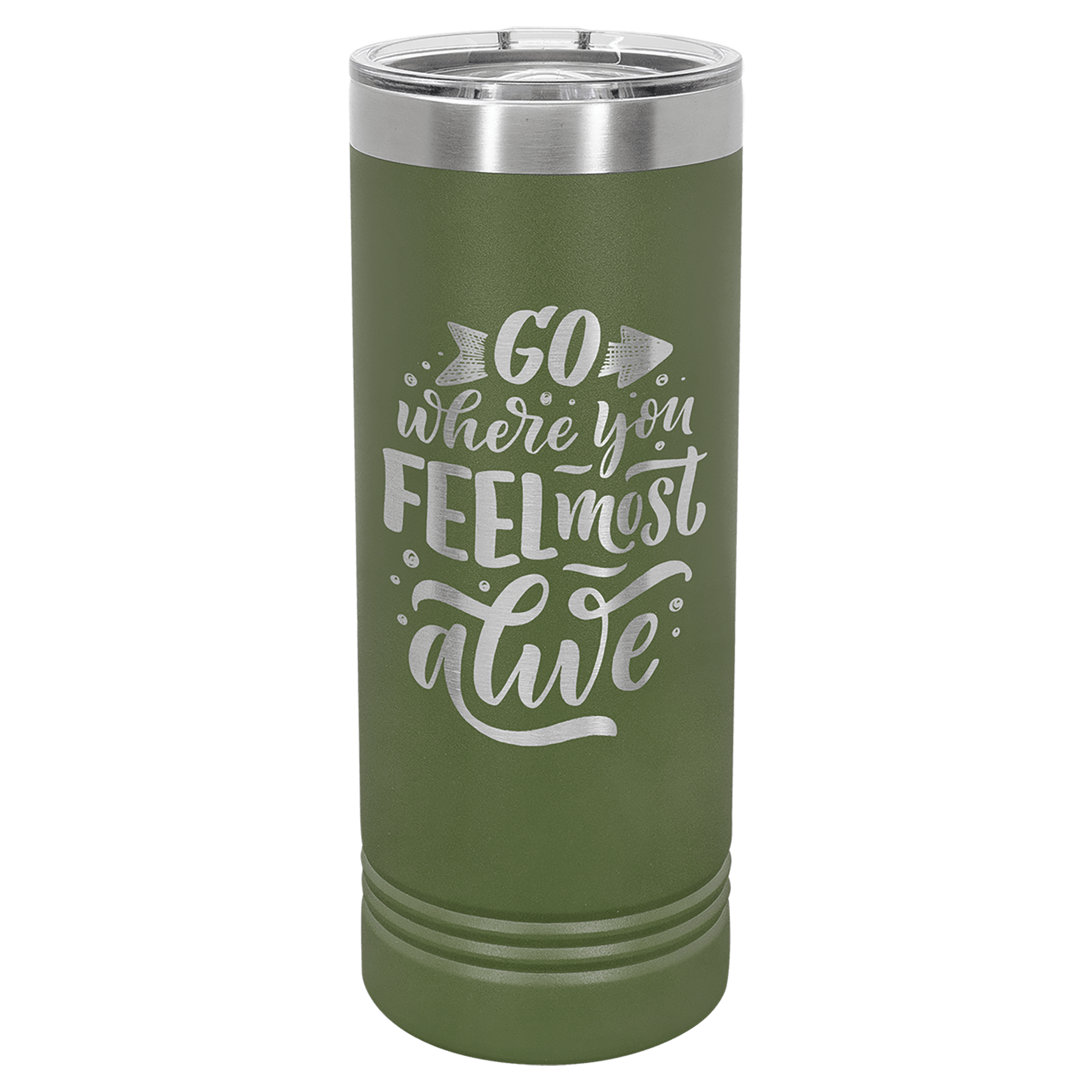 Polar Camel 22 oz. Skinny Tumbler with Slider Lid