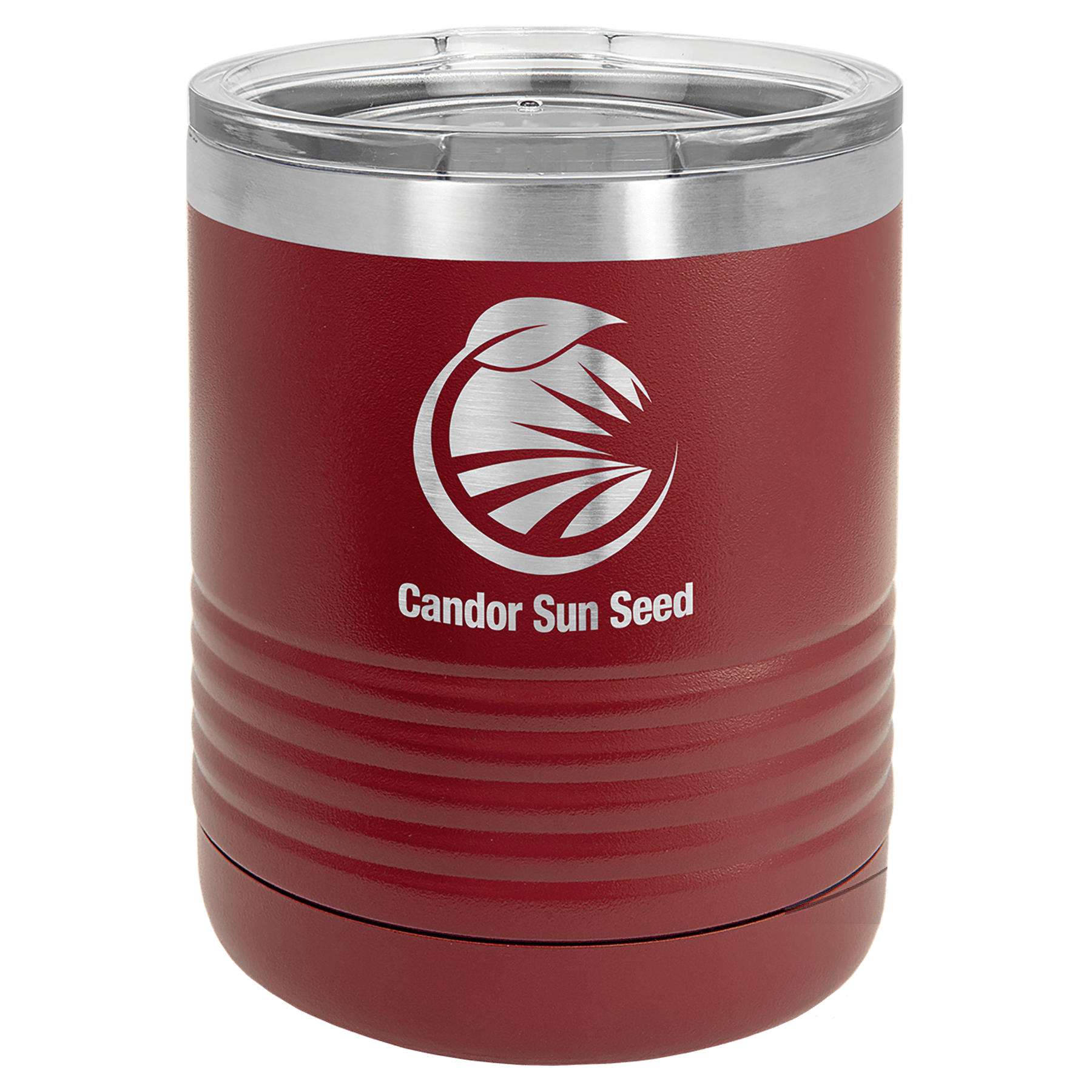 Polar Camel 10 oz. Vacuum Insulated Ringneck Tumbler with Clear Lid