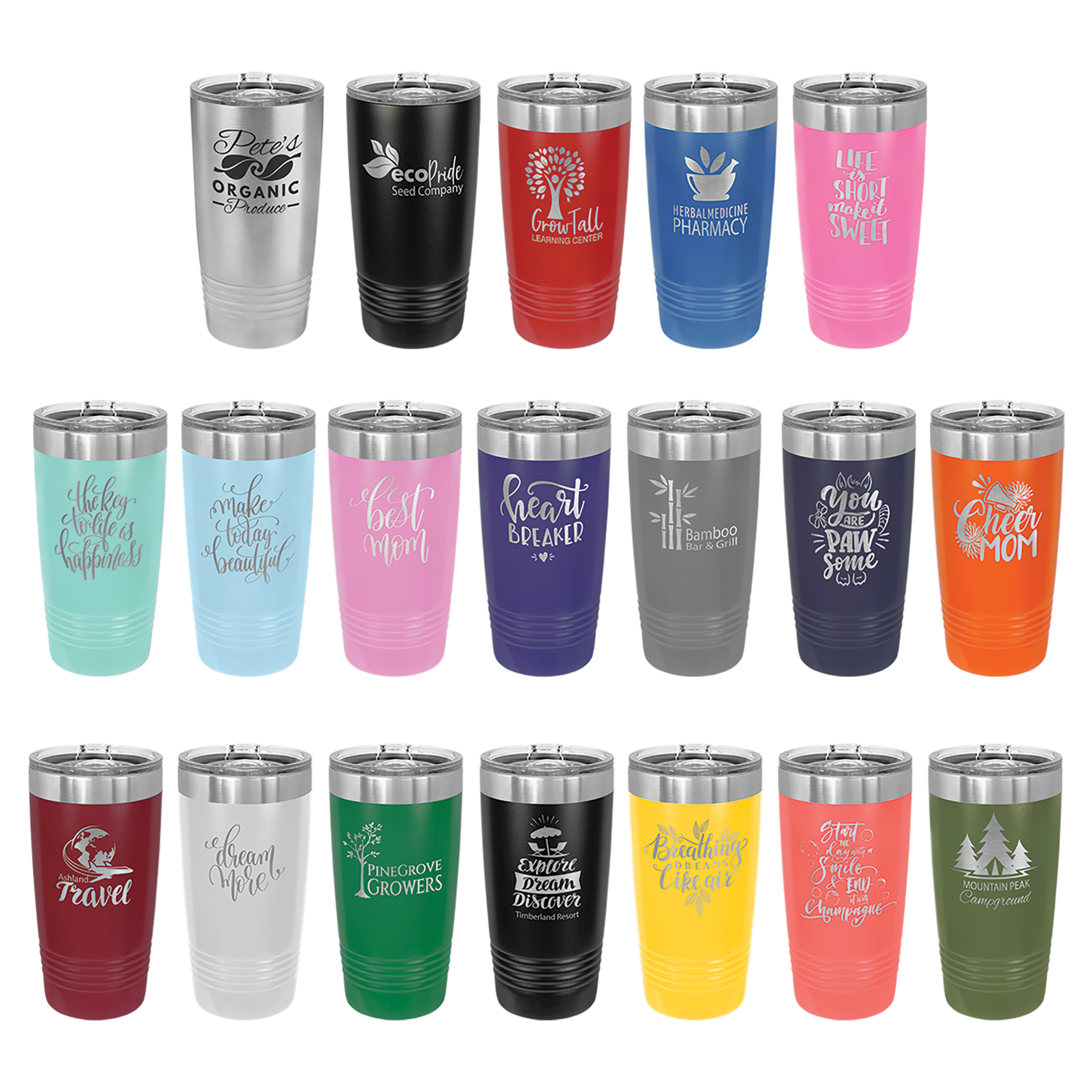 20 oz. Polar Camel Insulated Ringneck Tumbler with Slider Lid