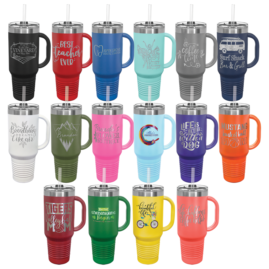Polar Camel Insulated Travel Mug Straw Included