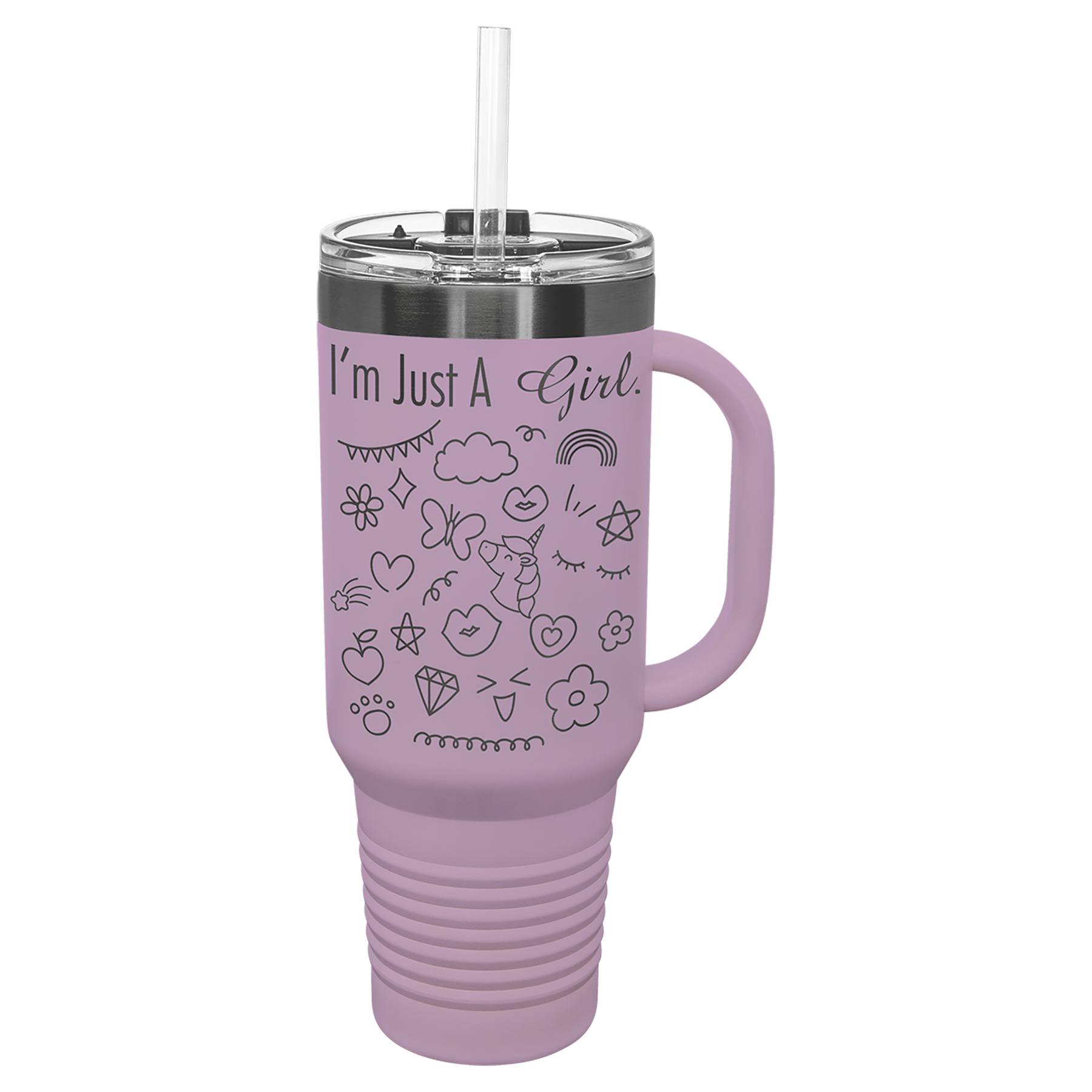 Polar Camel Insulated Travel Mug Straw Included