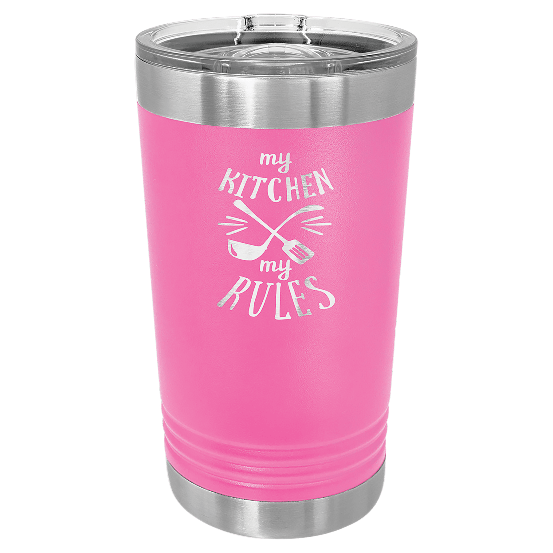 Polar Camel Stainless Steel 16 oz. Pint with Slider Lid