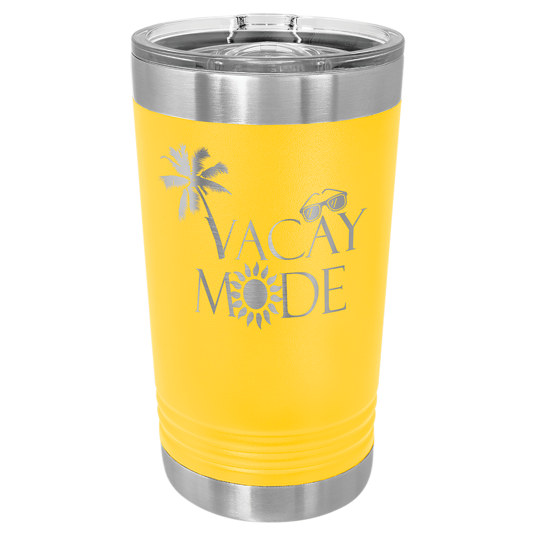 Polar Camel Stainless Steel 16 oz. Pint with Slider Lid