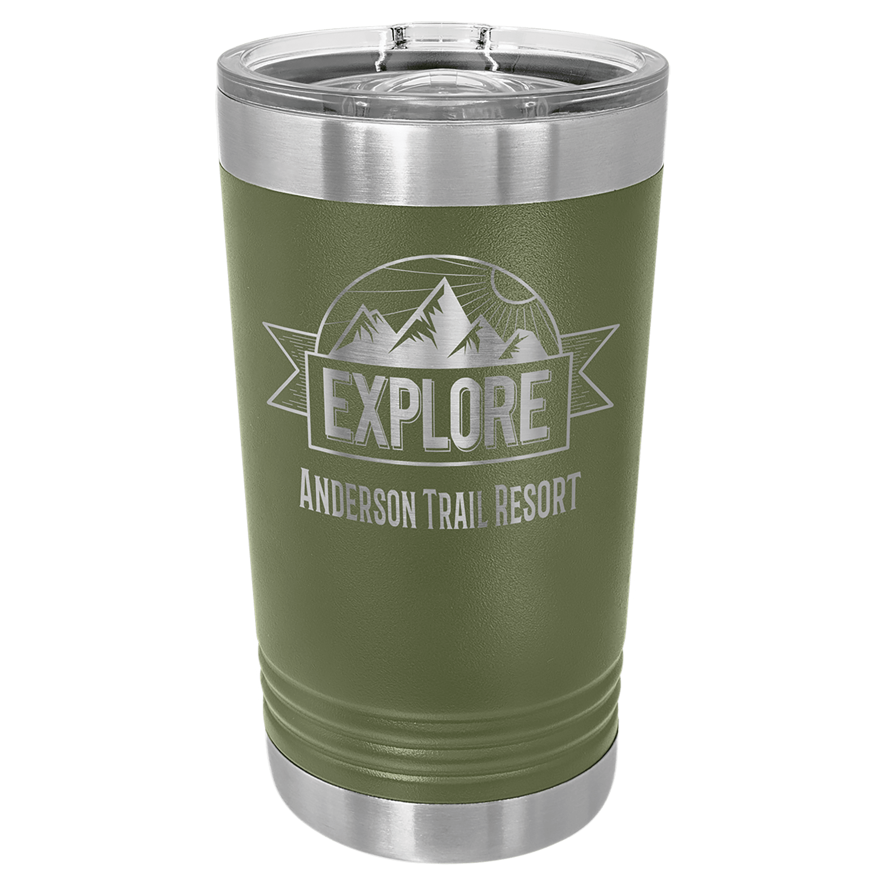 Polar Camel Stainless Steel 16 oz. Pint with Slider Lid