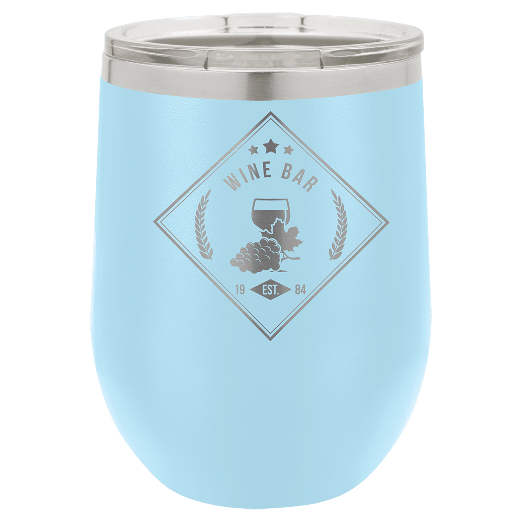 Polar Camel Vacuum Insulated Stemless Wine Tumbler with Lid