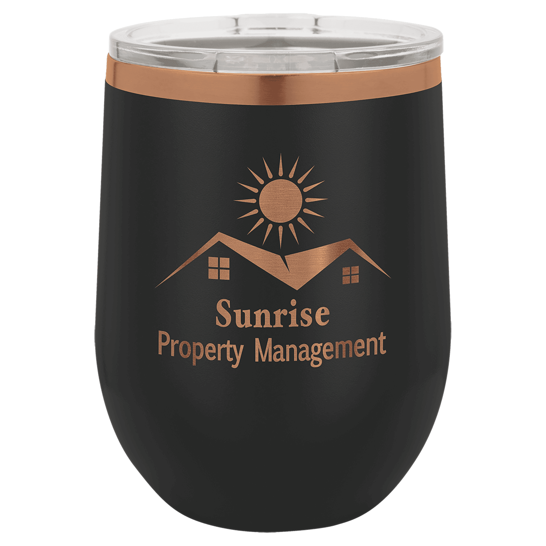Polar Camel Vacuum Insulated Stemless Wine Tumbler with Lid