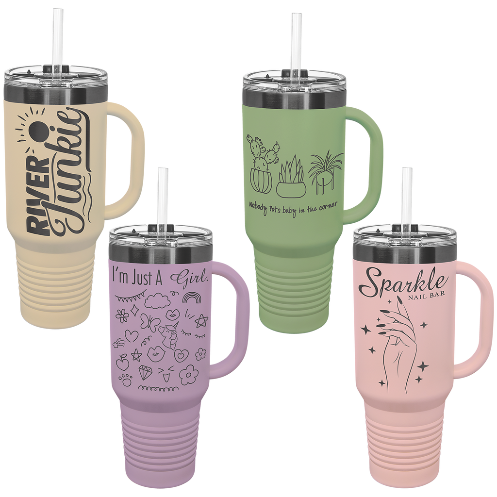 Polar Camel Insulated Travel Mug Straw Included