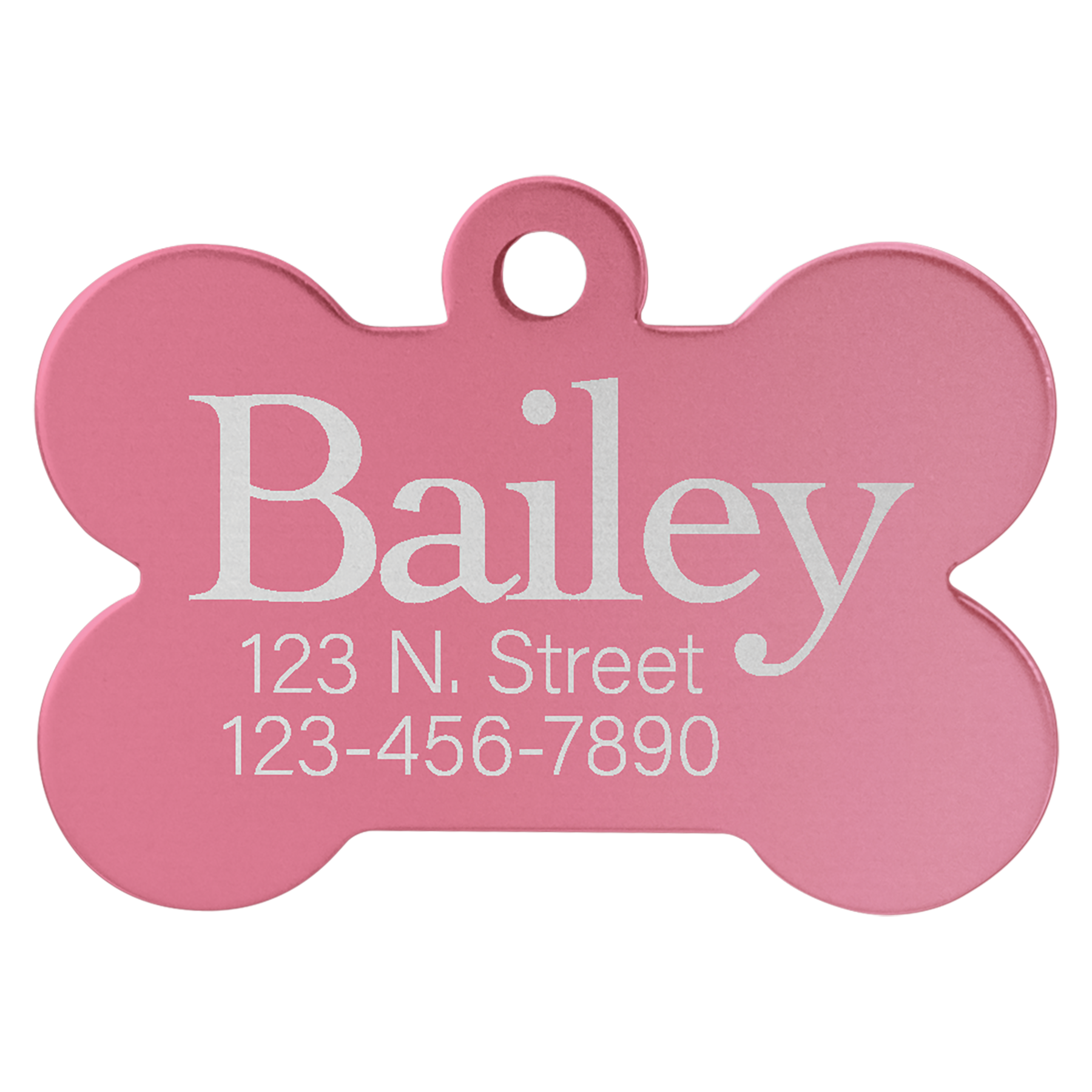 Laserable Anodized Aluminum Pet Tag