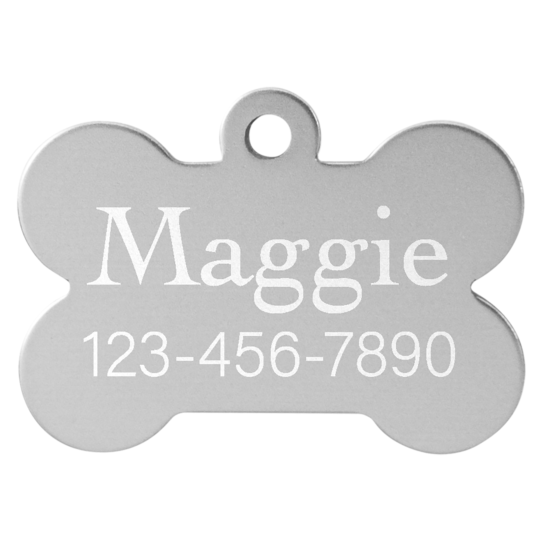 Laserable Anodized Aluminum Pet Tag