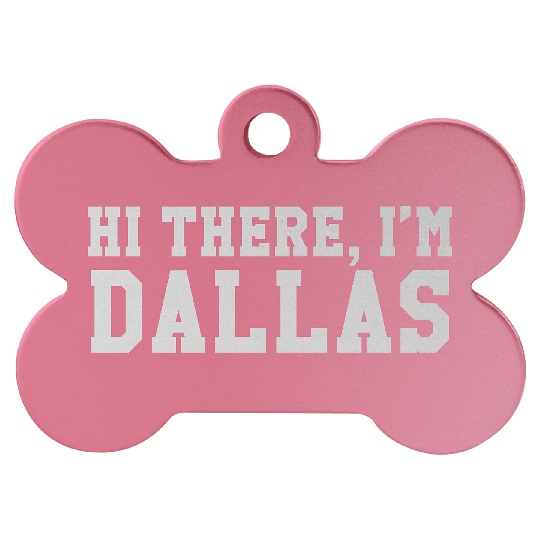 Laserable Anodized Aluminum Pet Tag