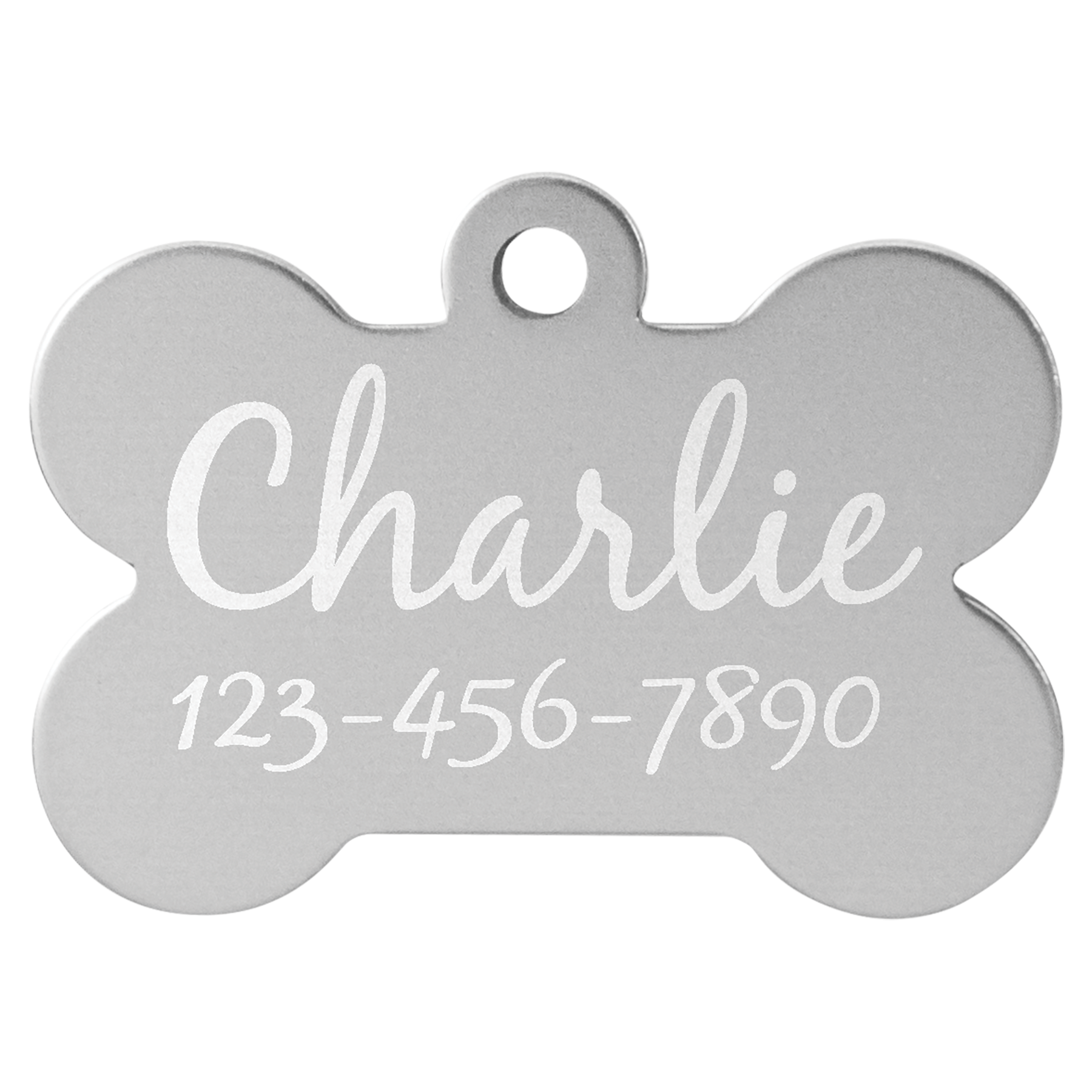 Laserable Anodized Aluminum Pet Tag