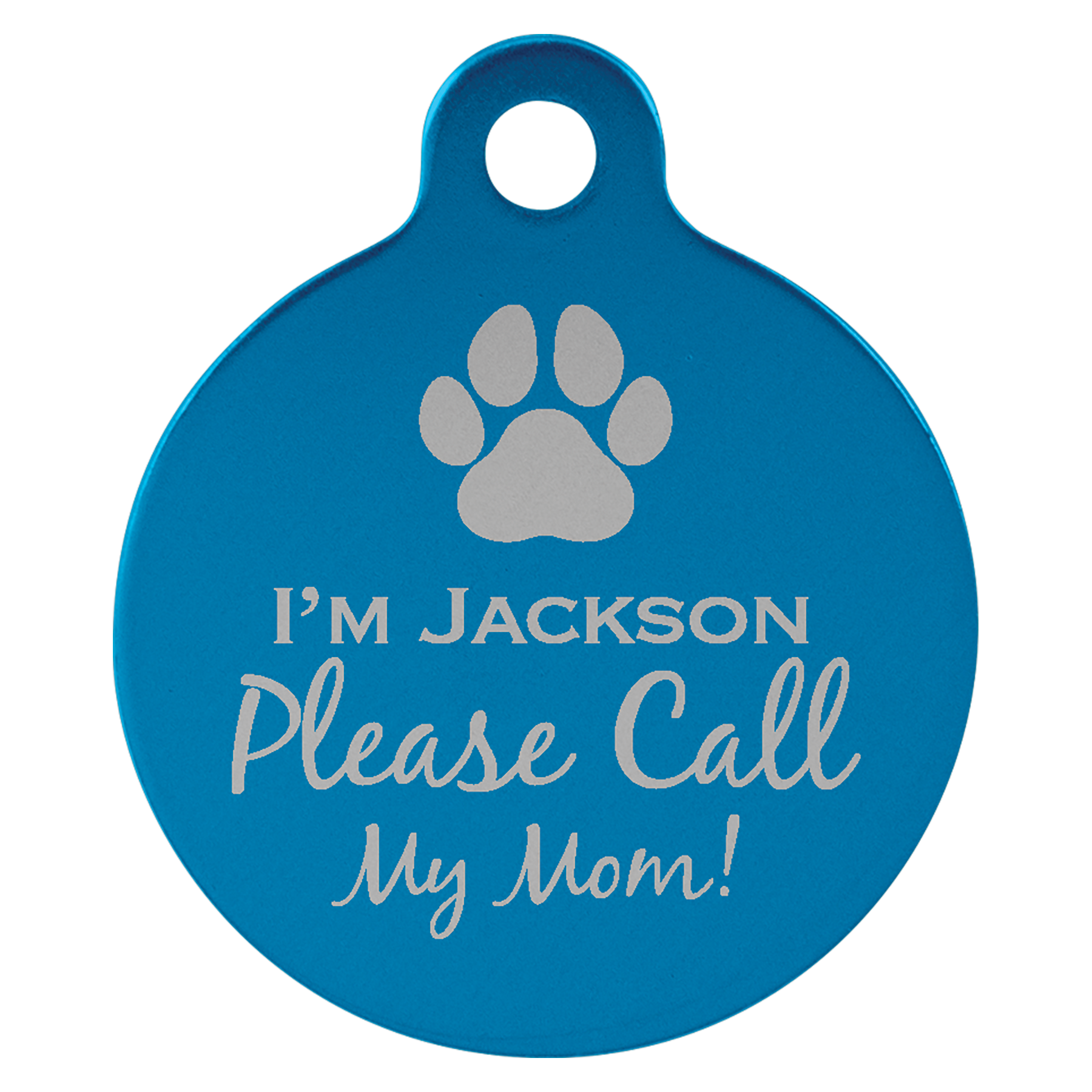 Laserable Anodized Aluminum Pet Tag