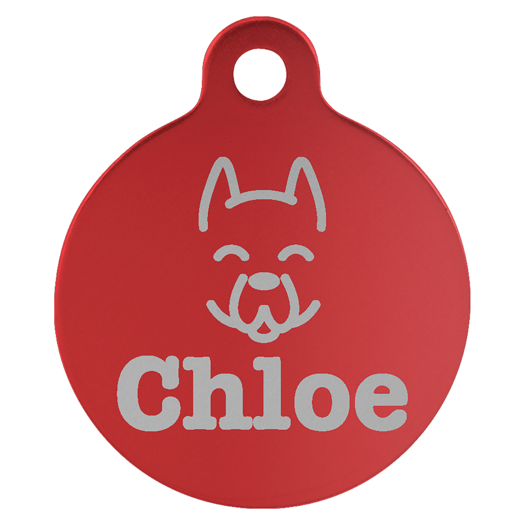 Laserable Anodized Aluminum Pet Tag