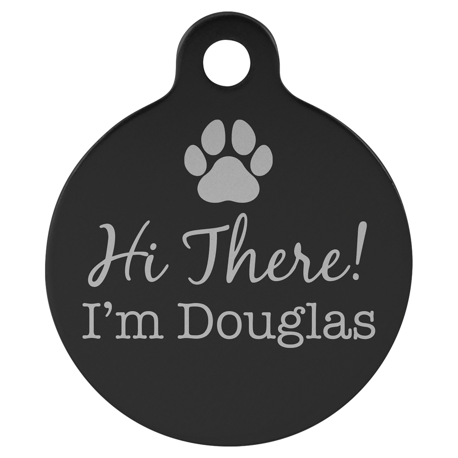 Laserable Anodized Aluminum Pet Tag