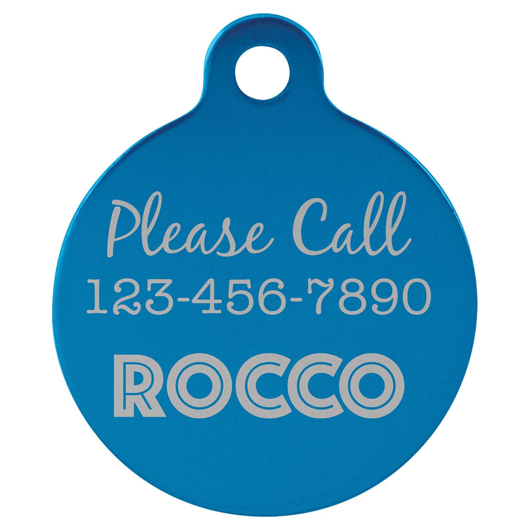 Laserable Anodized Aluminum Pet Tag