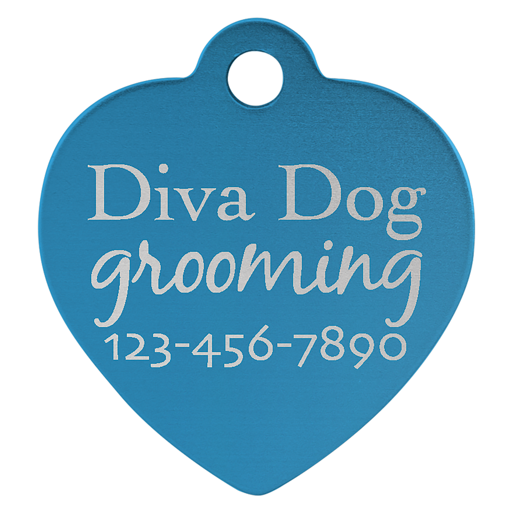 Laserable Anodized Aluminum Pet Tag