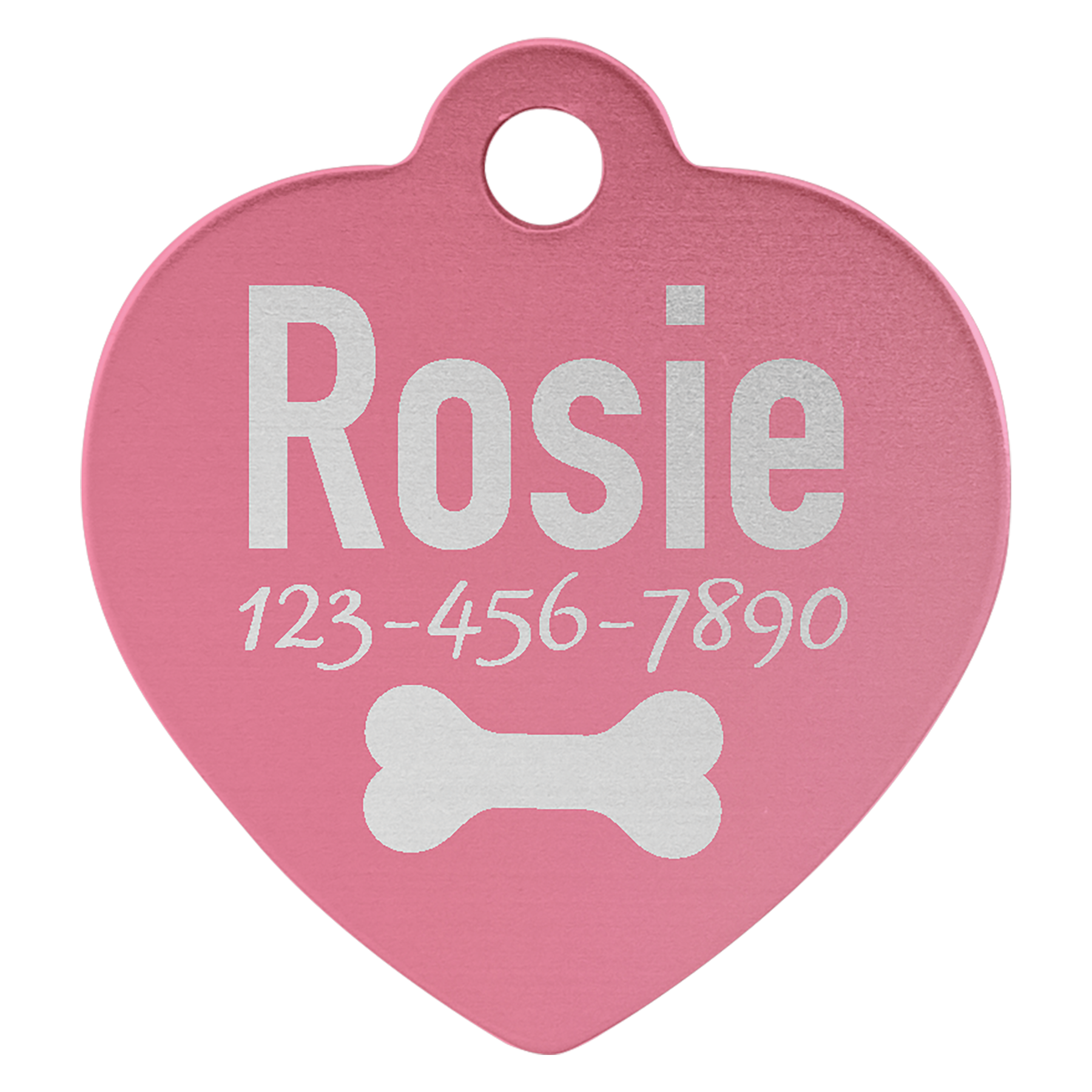 Laserable Anodized Aluminum Pet Tag