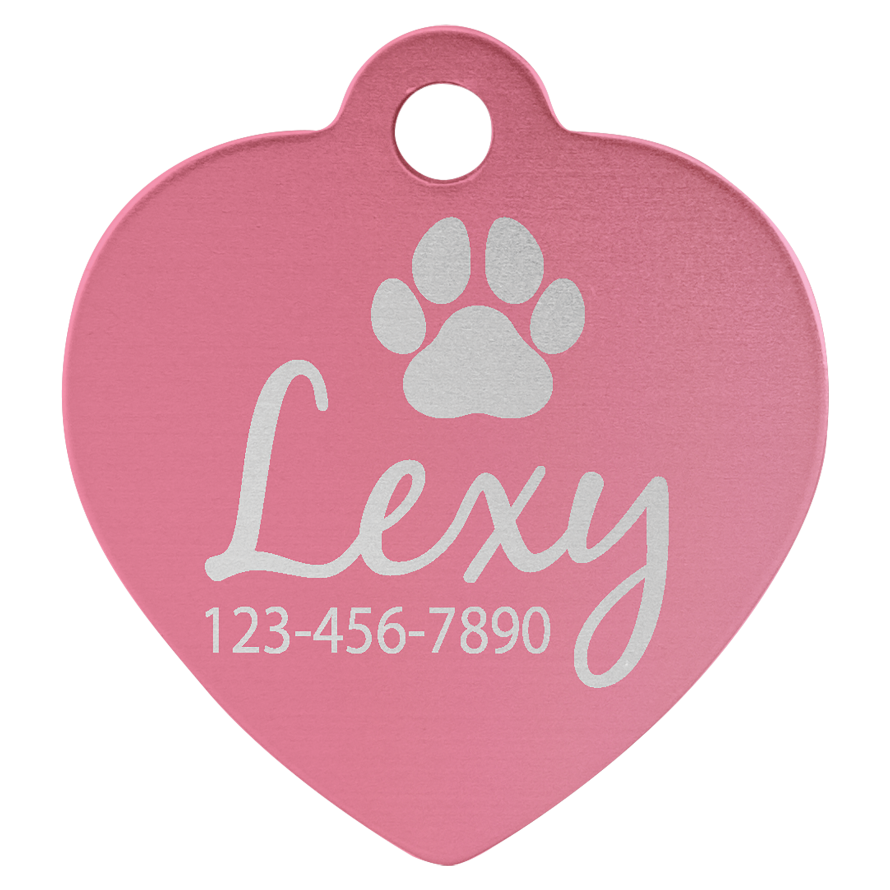 Laserable Anodized Aluminum Pet Tag