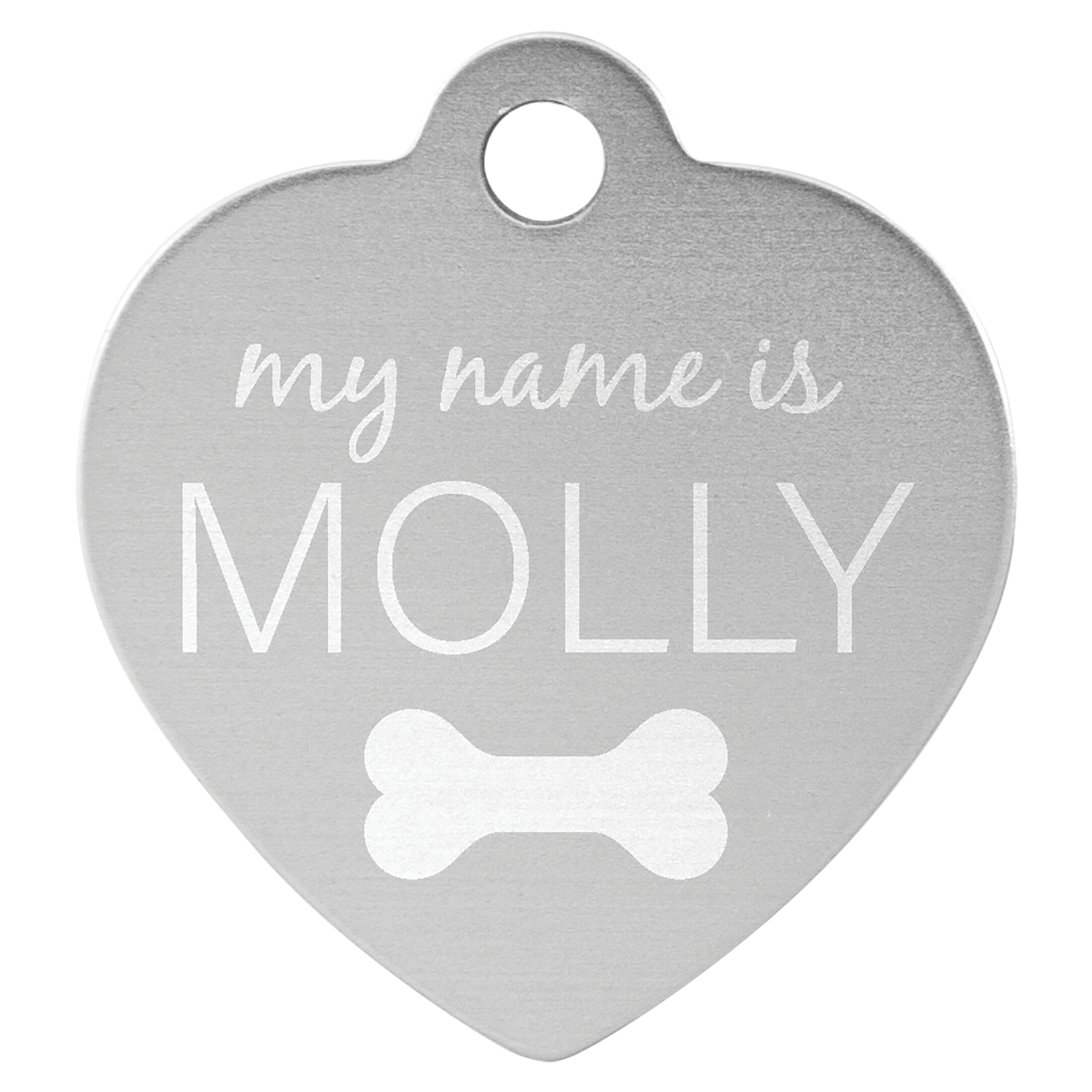 Laserable Anodized Aluminum Pet Tag