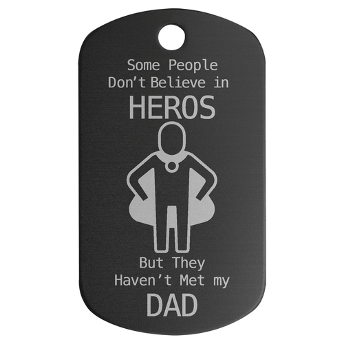 1" x 2" Aluminum  G.I. Tag