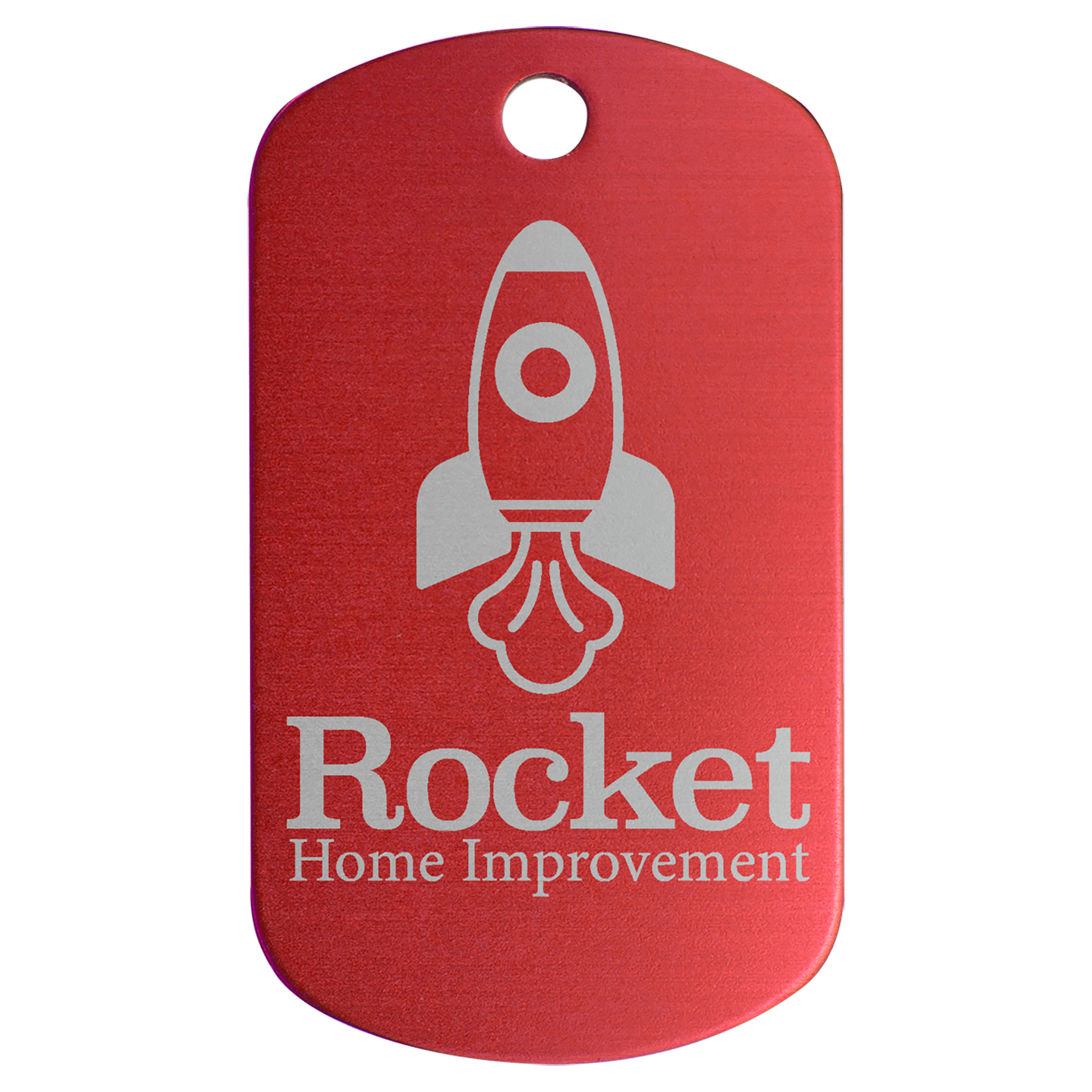 1" x 2" Aluminum  G.I. Tag